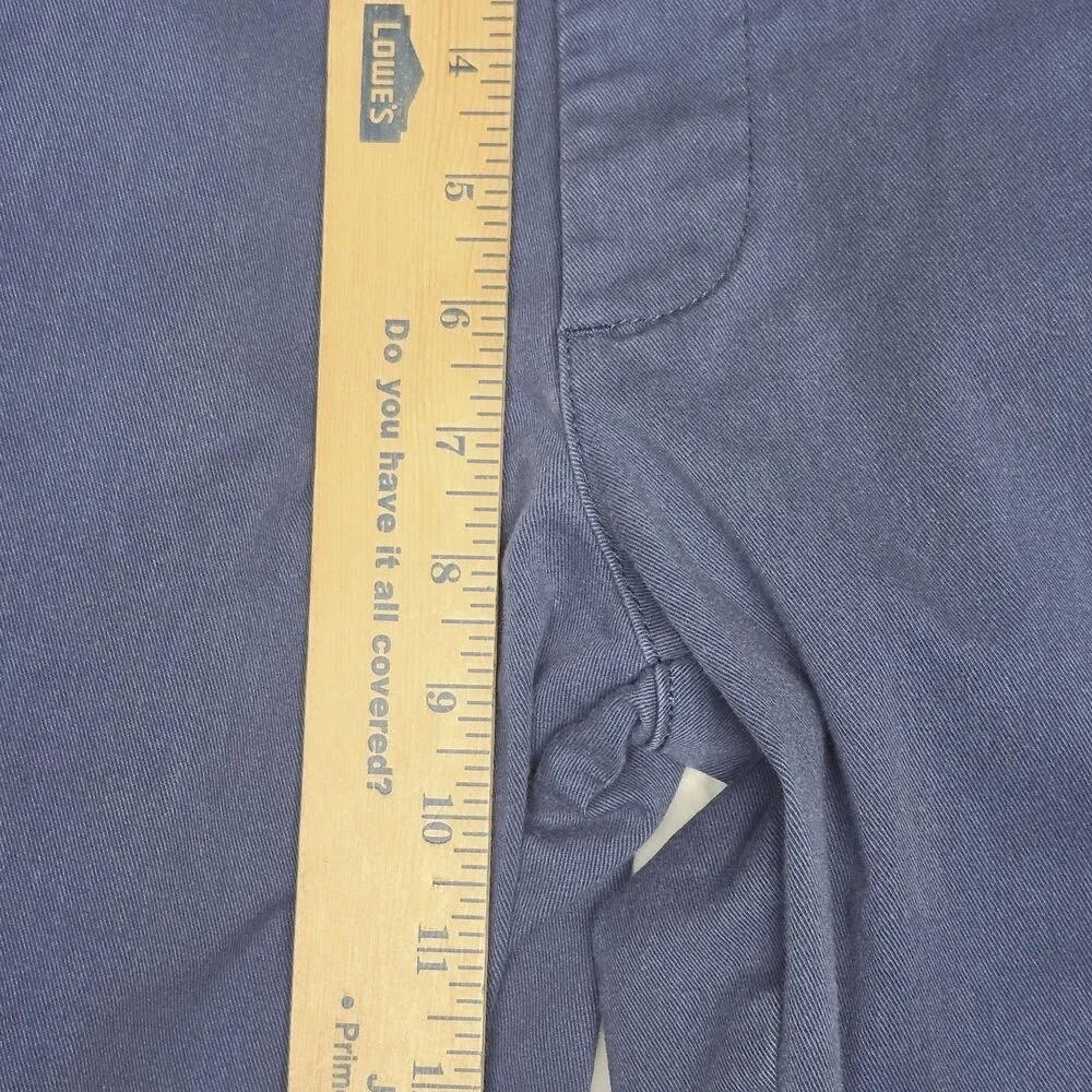 St. John's Bay TempFlex Men's 30x30 Blue Straight Fit Chino Pants Stretch